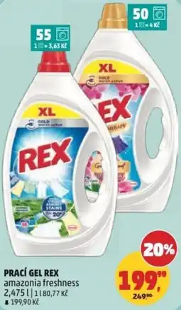 Penny Market Prací gel rex amazonia freshness nabídka