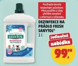 Penny Market Sanytol dezinfekce na prádlo fresh nabídka