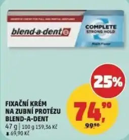 Penny Market Blend-a-dent fixační krém na zubní protézu nabídka