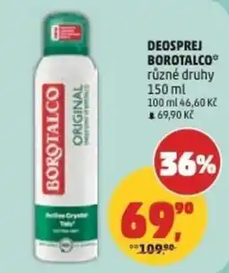 Penny Market Borotalco deosprej různé druhy nabídka