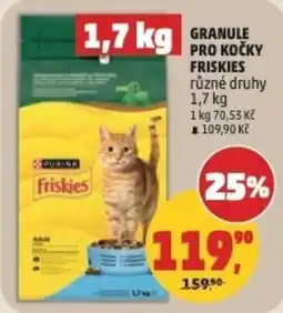 Penny Market Friskies různé druhy nabídka