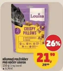 Penny Market Louisa křupavé polštářky pro kočky nabídka