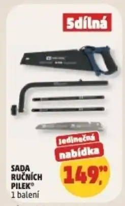 Penny Market 5dílná sada ručních pílek nabídka