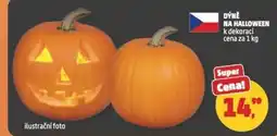 Penny Market Dýně na halloween nabídka