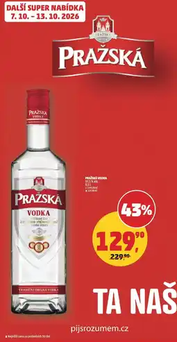 Penny Market Pražská vodka nabídka