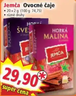 Norma Jemča ovocné čaje nabídka