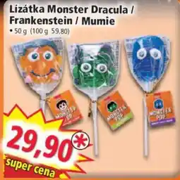 Norma Lizátka Monster Dracula / Frankenstein / Mumie nabídka