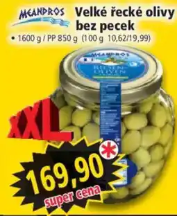 Norma Meandros velké řecké olivy bez pecek nabídka