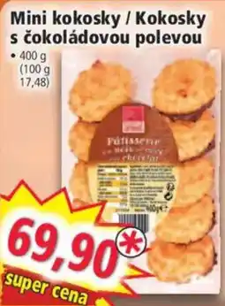 Norma Pâtisserie kokosky s čokoládovou polevou nabídka