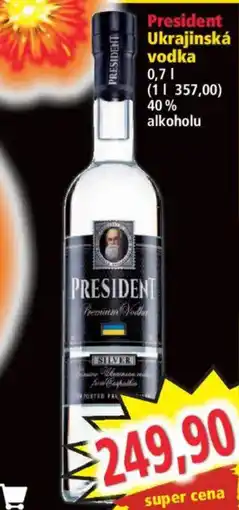 Norma President ukrajinská vodka nabídka