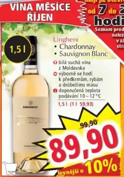 Norma Ungheni Chardonnay Sauvignon Blanc nabídka
