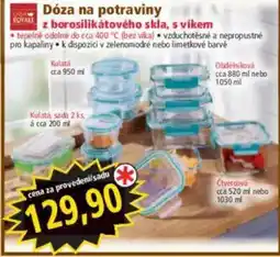 Norma Dóza na potraviny z borosilikátového skla, s víkem nabídka