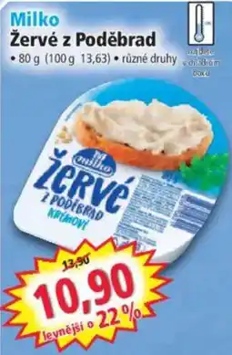 Norma Milko žervé z poděbrad nabídka