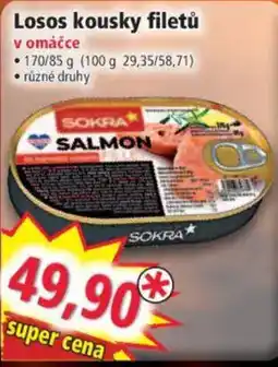 Norma Sokra losos kousky filetů v omáčce nabídka