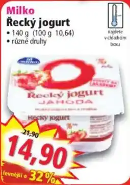 Norma Milko Řecký jogurt nabídka