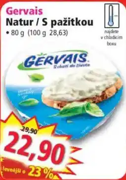 Norma Gervais Natur s pažítkou nabídka