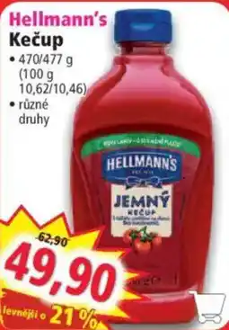 Norma Hellmann's Kečup nabídka