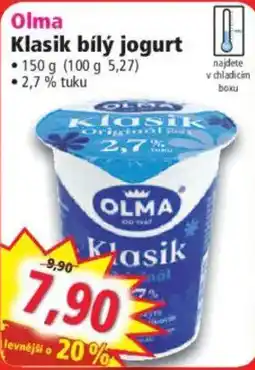 Norma Olma klasik bílý jogurt nabídka