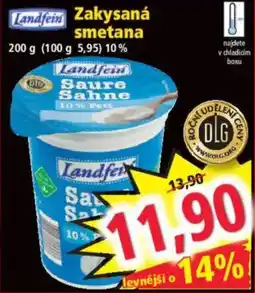 Norma Landfein zakysaná smetana nabídka