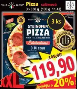 Norma Villa Gusto pizza salámová nabídka