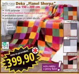 Norma bella casa Deka Flanel Sherpa nabídka
