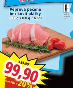 Norma Vepřová pečeně bez kosti plátky nabídka