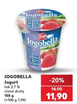 Kaufland Jogobella Jogurt nabídka