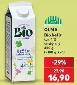 Kaufland Olma bio kefir nabídka