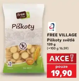 Kaufland Free Village Piškoty světlé nabídka