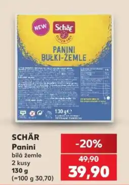 Kaufland Schär Panini bílá žemle nabídka