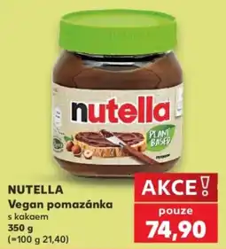 Kaufland Nutella vegan pomazánka s kakaem nabídka