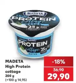 Kaufland Madeta high protein cottage nabídka