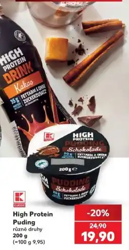 Kaufland K Classic High Protein Puding nabídka