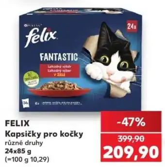 Felix kapsičky pro kočky různé druhy