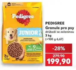 Kaufland Pedigree Junior drůbeží se zeleninou nabídka
