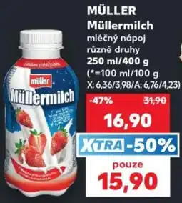 Kaufland Müller Müllermilch nabídka