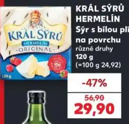 Kaufland Král sýrů hermelín nabídka