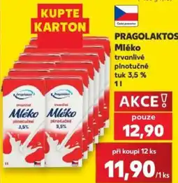 Kaufland Pragolaktos Mléko trvanlivé plnotučné nabídka