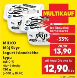 Kaufland Milko Můj Skyr nabídka