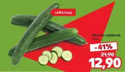 Kaufland Okurka salátová nabídka