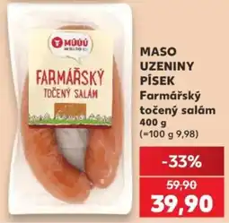 Kaufland Móúú farmářský točený salám nabídka