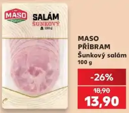 Kaufland Maso příbram šunkový salám nabídka
