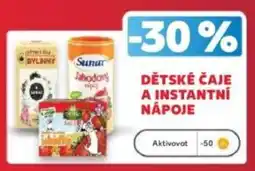 Kaufland Dětské čaje a instantní nápoje nabídka