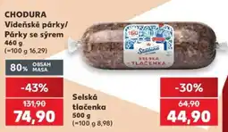 Kaufland Studena Vídeňské párky nabídka