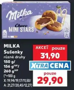 Kaufland Milka Sušenky různé druhy nabídka