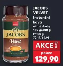 Kaufland Jacobs velvet nabídka