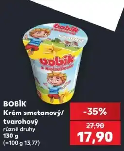 Kaufland Bobík krém smetanový/tvarohový nabídka