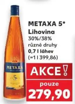 Kaufland Metaxa 5* nabídka