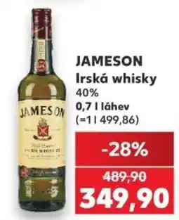 Kaufland Jameson irská whisky nabídka