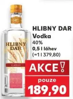Kaufland Hlibny dar vodka nabídka